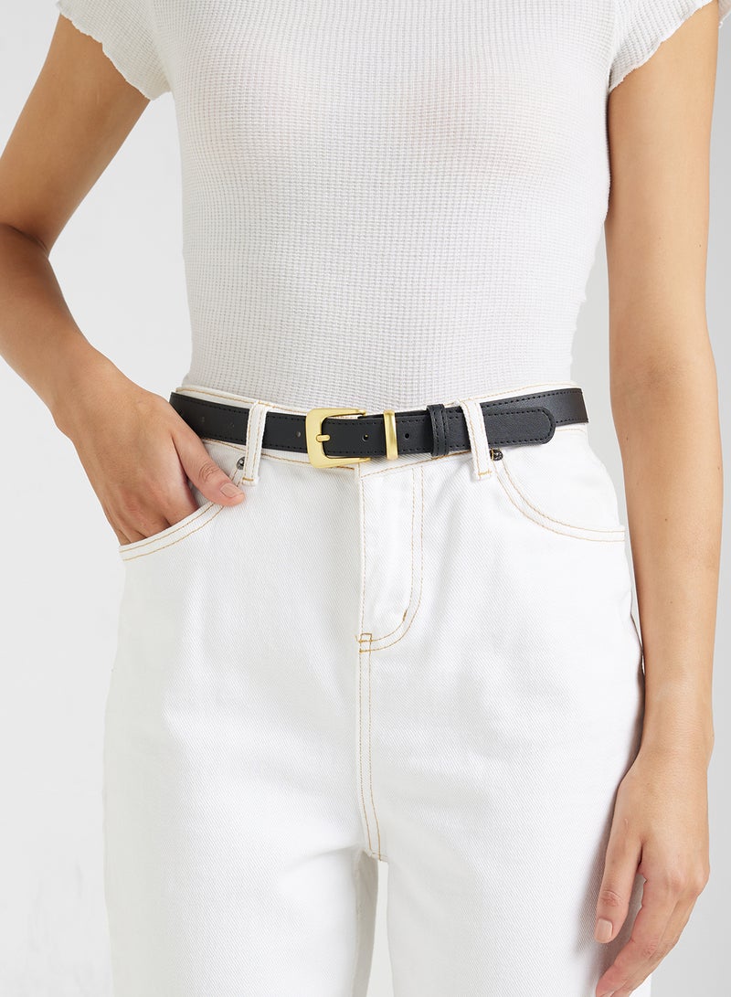 Ginger Classic Belt With Gold Buckle  - Image 3