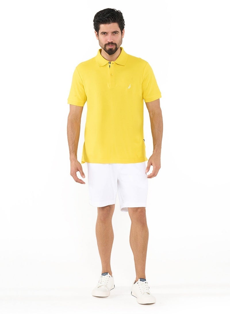 نوتيكا تيشيرت بولو قطن بريميوم بشعار أساسي بقصة عادية - Image 4