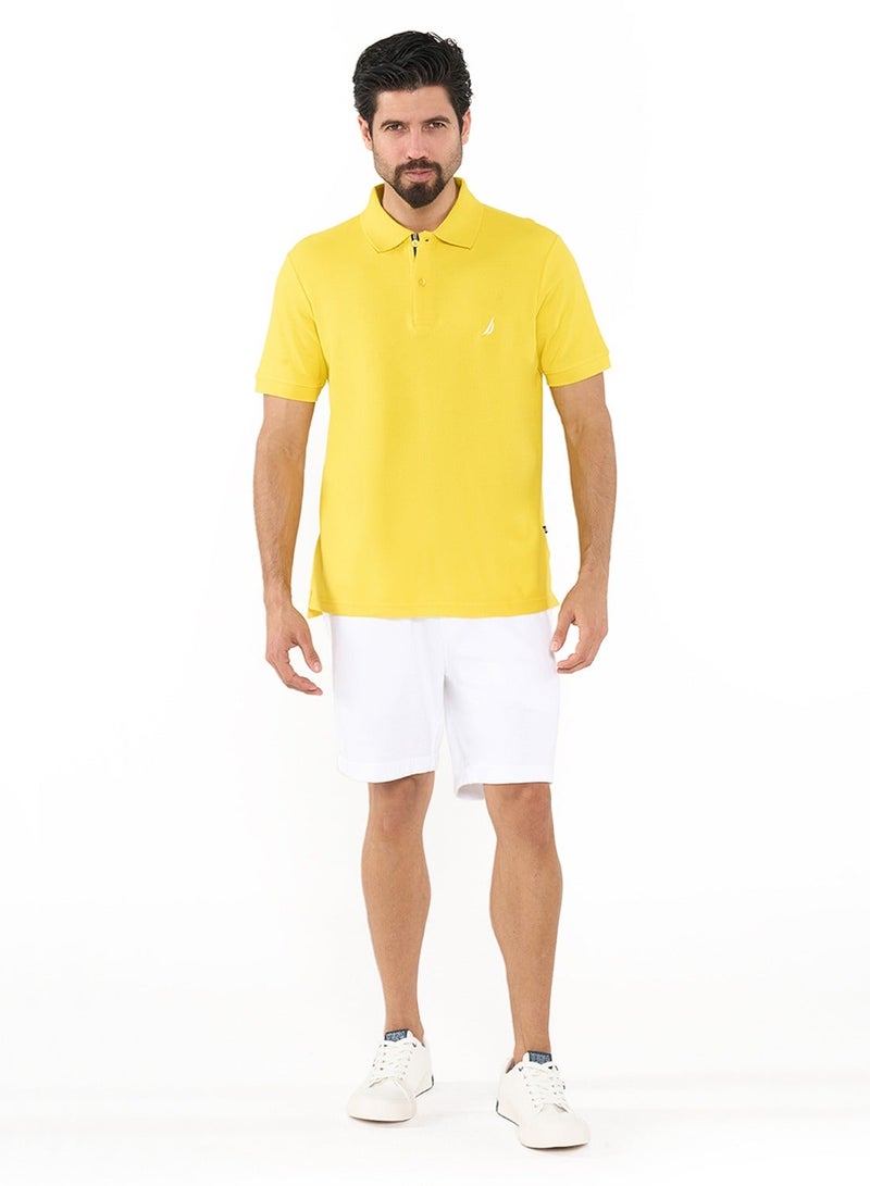 نوتيكا تيشيرت بولو قطن بريميوم بشعار أساسي بقصة عادية - Image 4