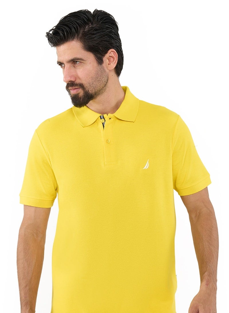 نوتيكا تيشيرت بولو قطن بريميوم بشعار أساسي بقصة عادية - Image 5