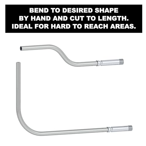 Albion Engineering Company 32-112 Bendable Aluminum Nozzle, 3/8" ID Thread Base x 12" Length - Image 4