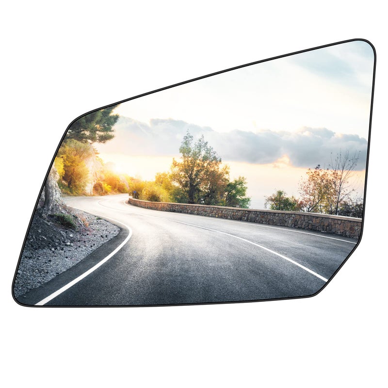 Driver Left Side Heated Mirror Glass Replacement Fits for GMC Acadia for Saturn Outlook for Chevrolet Traverse 20072016 Replaces for 15951926 33223 25990002 GM1324124