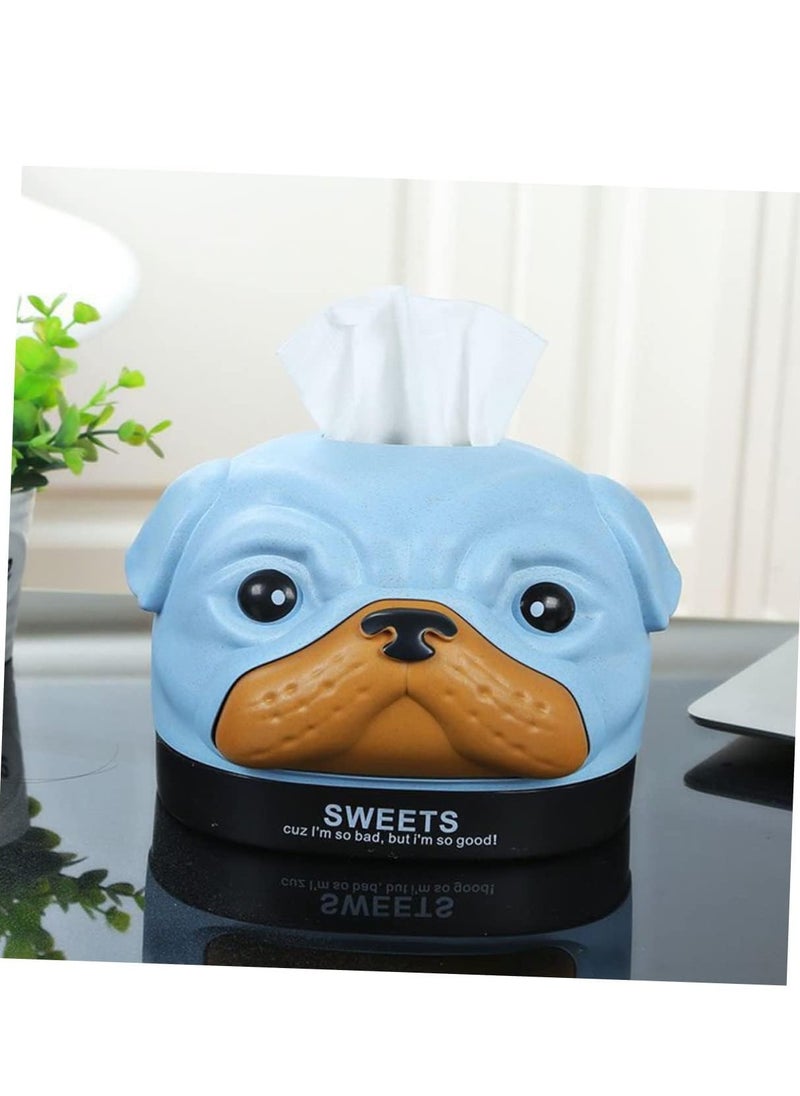 EHOME - 2pcs Tissue Holder Tissue Cover Paper Pot Paper Towel Holder Tissue Box Puppy Bobby Dog - Image 1