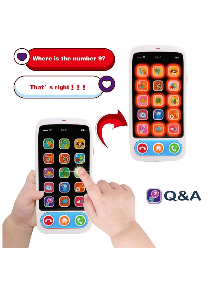 SYOSI Baby Toy Remote Control Phone with Big Touch Screen for Kids - Image 3