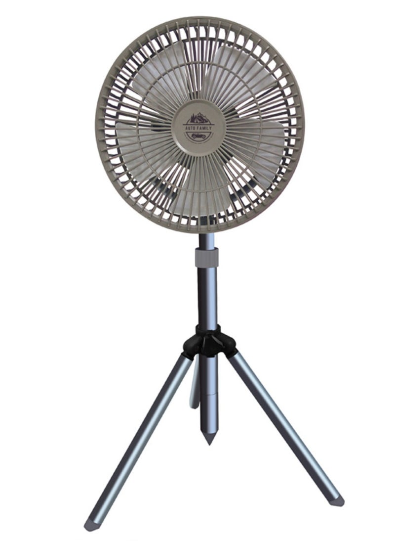 Manful Portable Camping Fan with Adjustable Tripod Stand  - Image 1