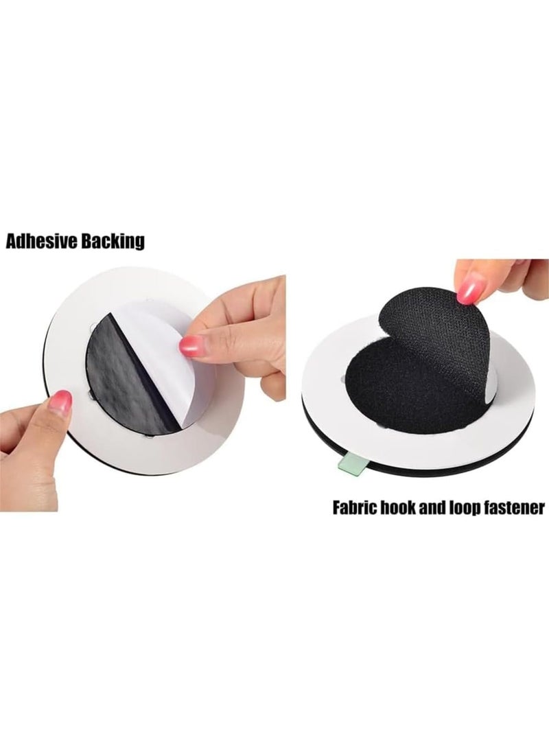 SYOSI Privacy Sign for Office Door, Do Not Disturb Mark, Out of Office, Please Knock, In a Meeting Conference Gate Symbol, Black, 5 Inch - Essential Phylum Decor for Professional Settings - Image 3