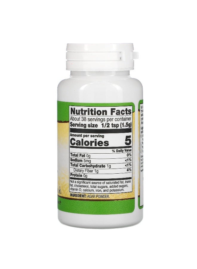 NOW Foods, Real Food, Agar Powder, 2 oz (57 g) - Image 2