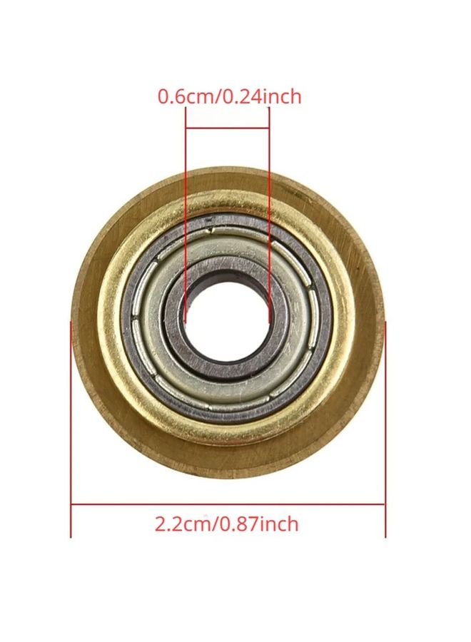2 Sets Manual Tile Cutter 22mm With Replaceable Blade Rotary Bearing Cutting Wheel And Hex Rod - Image 2