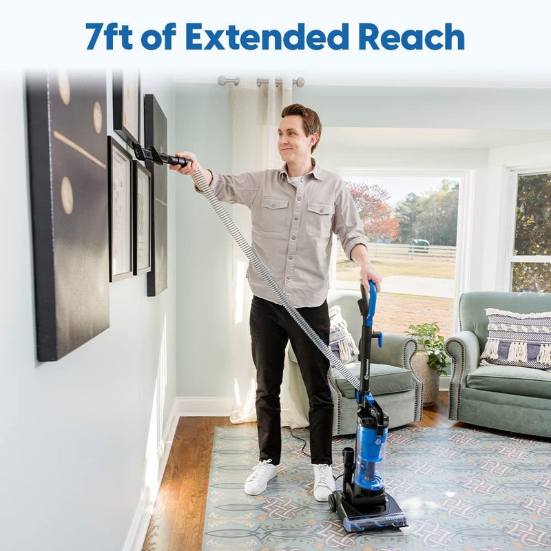 Vacmaster UC0501 Bagless Upright Vacuum Cleaner with Large Dust Cup Capacity, Efficient Cyclone Filtration System & 17ft Cord for Carpet, Hard Floor and Pet Hair - Image 3