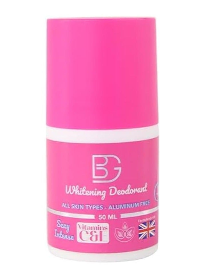 BG Deodorant Sexy Intense for Women – Long-Lasting Freshness & Odor Protection – Gentle on Skin – Roll-On Deodorant – Daily Body Care – 50ml - Image 1