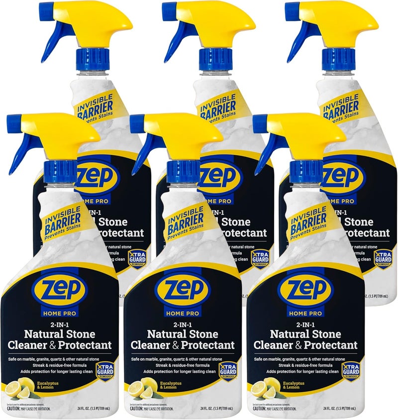 Zep 2-In-1 Marble, Granite & Stone Cleaner - 24 Fl. Oz. (Case of 6) - Image 1