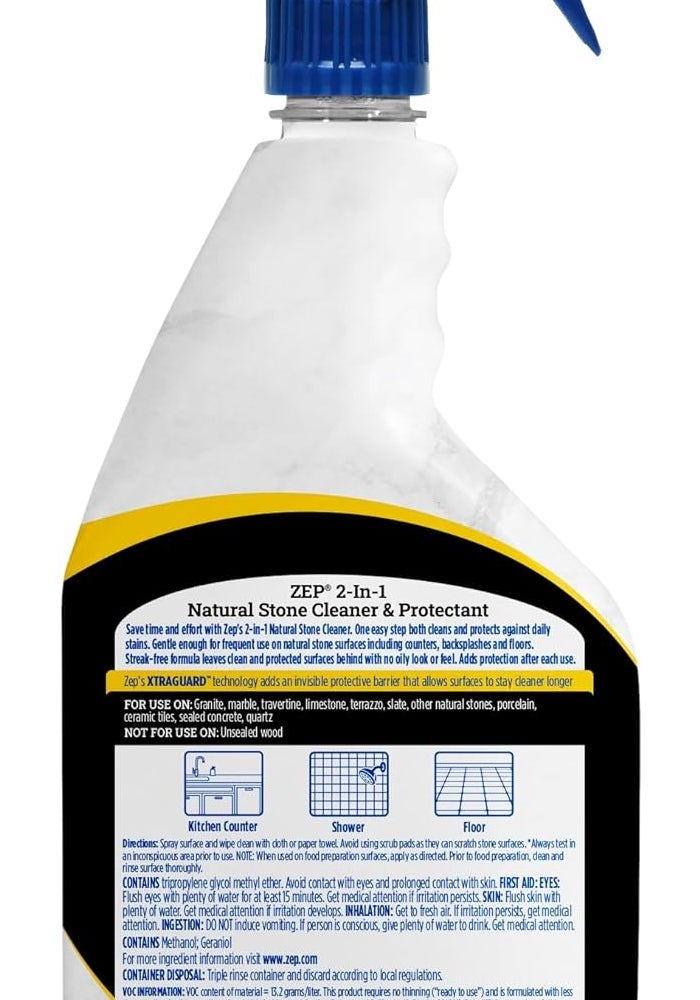 Zep 2-In-1 Marble, Granite & Stone Cleaner - 24 Fl. Oz. (Case of 6) - Image 3