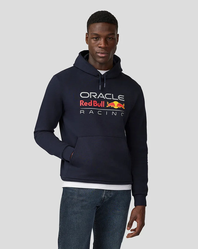 كاستور Oracle Red Bull Racing Unisex Large Front Logo Hoodie - Night Sky
