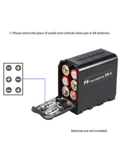 NIBEMINENT BB-6 AA Battery Holder Case Black  - Image 4