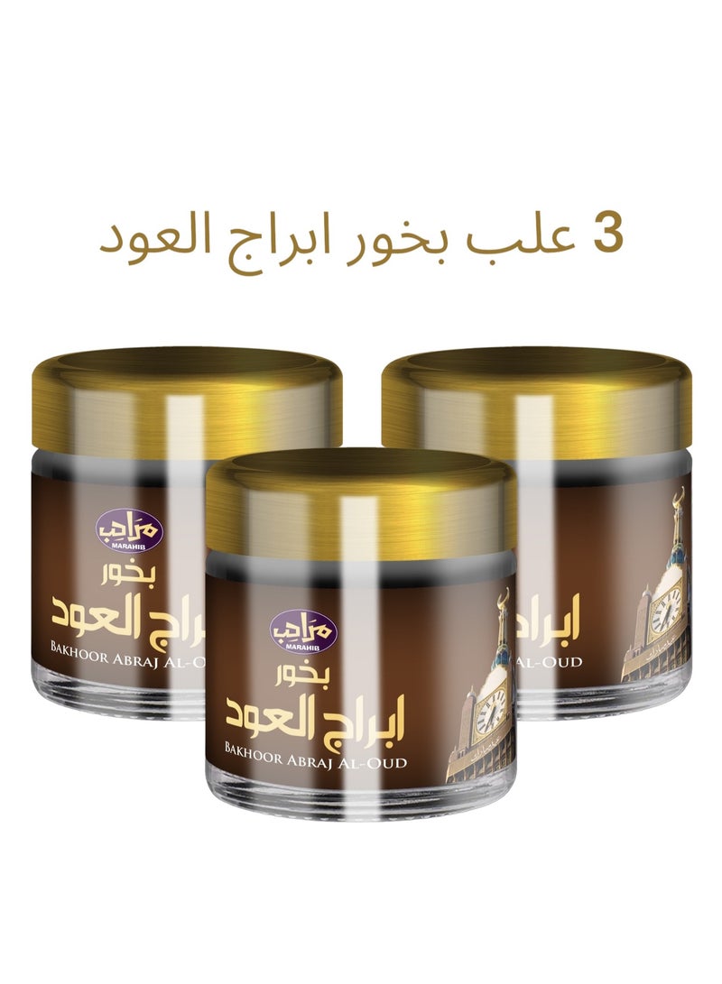 MARAHIB Bkhoor Abraj Al Oud 30 g *3 pcs
