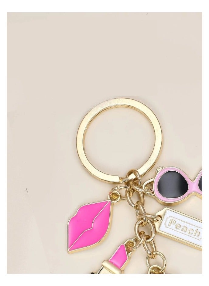 Elegant lady design car key chain - Image 2