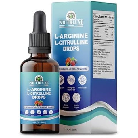l carnitine l arginine l citrulline Nutrabliss L Arginine L Citrulline Liquid 4000 mg main image 1