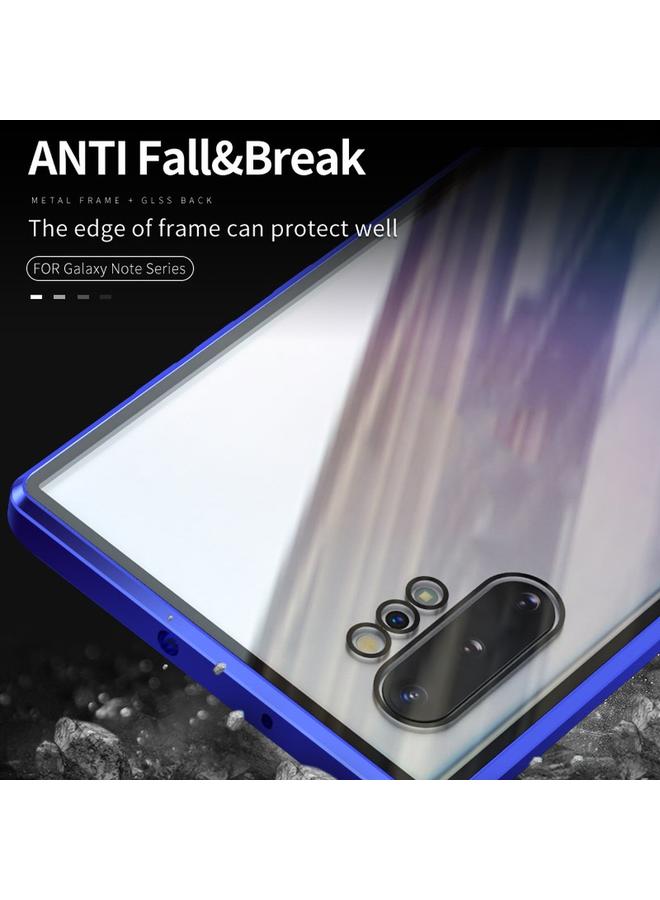اس-توب جراب لهاتف Samsung Galaxy Note10 بإطار معدني مغناطيسي وغطاء زجاجي مقوى مزدوج الجوانب - Image 5