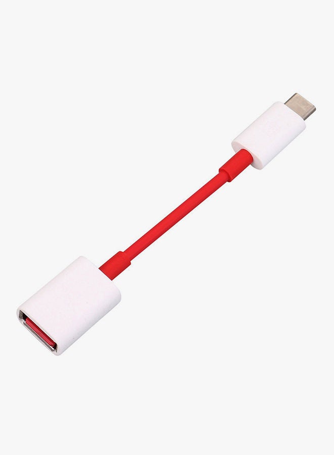 NIBEMINENT Type-C Data Sync OTG Adapter For Red/White - Image 2