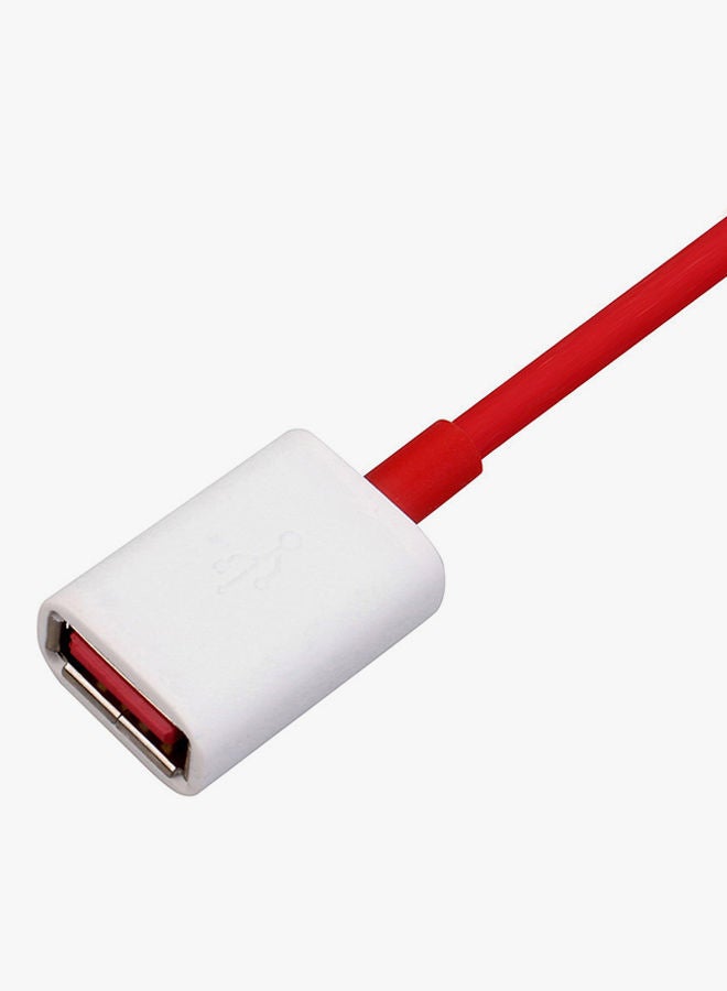 NIBEMINENT Type-C Data Sync OTG Adapter For Red/White - Image 4