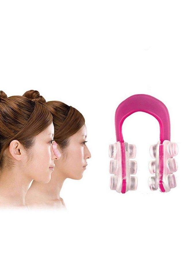 Alexvyan 1 Pcs Silicon Adjustable Nose Up Clip Shaping Lifting Bridge Straightening Nose Up Beauty Clip High Lifting Clipper Correction Shaper For Shaping Beauty Tool (Pink Noseup) - Image 3