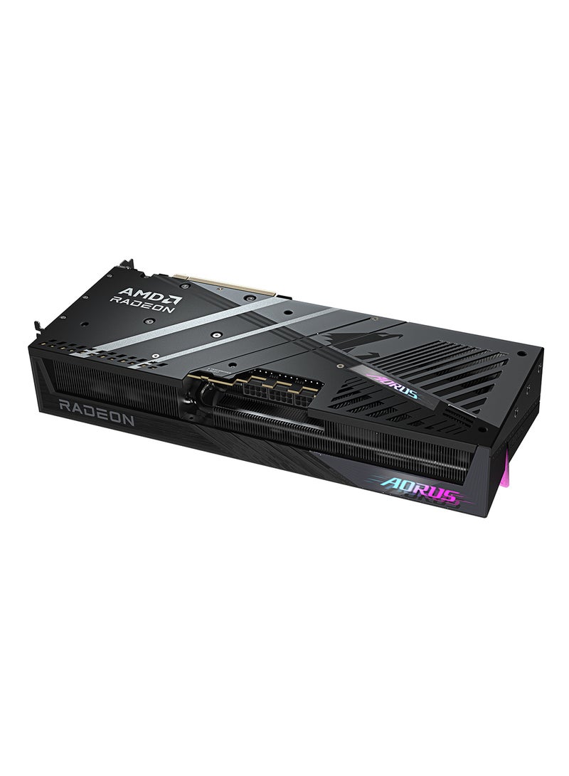 GIGABYTE AORUS Radeon RX 9070 XT ELITE 16G Graphics Card – 3100MHz Boost, 16GB GDDR6 256-Bit, 20Gbps Memory, PCIe 5.0, 4096 Stream Processors, DP 2.1a ×2, HDMI 2.1b ×2, Triple-Fan WINDFORCE Cooling, RGB Halo, Dual BIOS, DirectX 12, OpenGL 4.6, ATX Form | GV-R9070XTAORUS E-16GD - Image 5