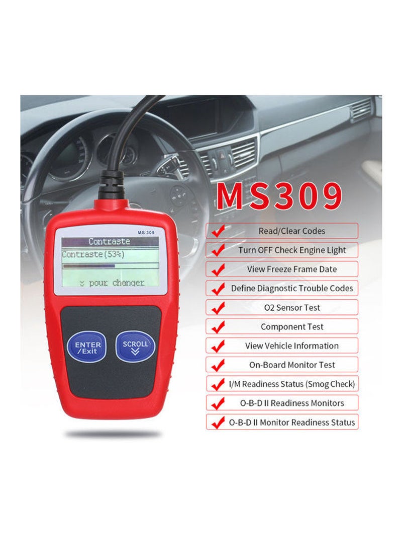 Multi-function Automotive Health Diagnostic Scanner Red 11cm