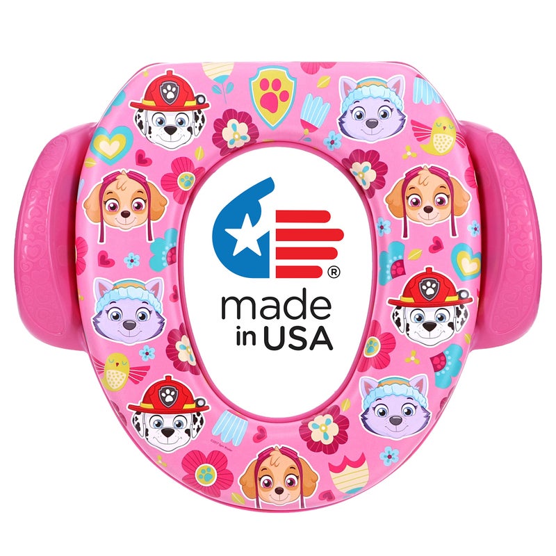 Nickelodeon PAW Patrol "Cool Pups" Soft Potty Seat and Potty Training Seat - Soft Cushion, Baby Potty Training, Safe, Easy to Clean - Image 1