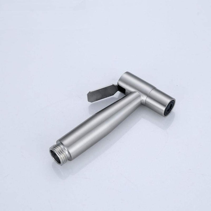 304 Stainless Steel Handheld Spray Gun with Hose and Wall Mount Bracket - Image 5