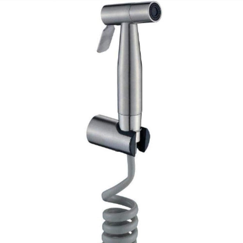 304 Stainless Steel Handheld Spray Gun with Hose and Wall Mount Bracket - Image 2