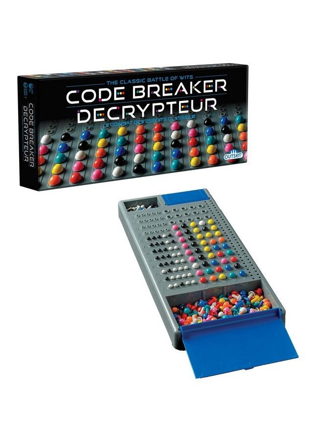Outset Media - Outset Media Code Breaker The Classic Battle Of Wits Logic & Deduction Head To Head Strategy Code Creating & Cracking Peg Game Outset Media Ages 8+ 2 Players - Image 1