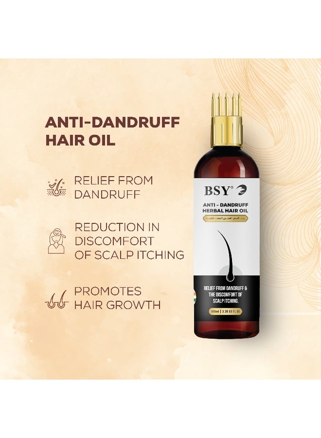 BSY Anti-Dandruff Herbal Hair Oil – 100 Ml - Image 2