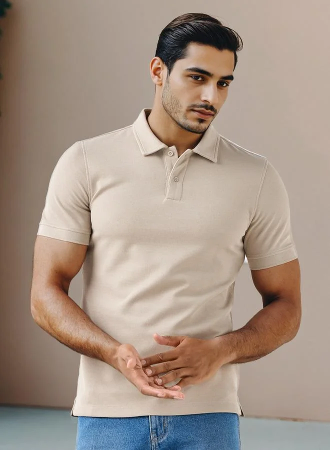 سبلاش فيڤ تيشيرت بولو بنقوش