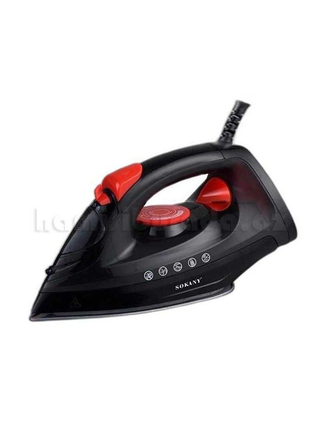Sokany garment steamer 1800 watts 190 mili black and red - Image 2