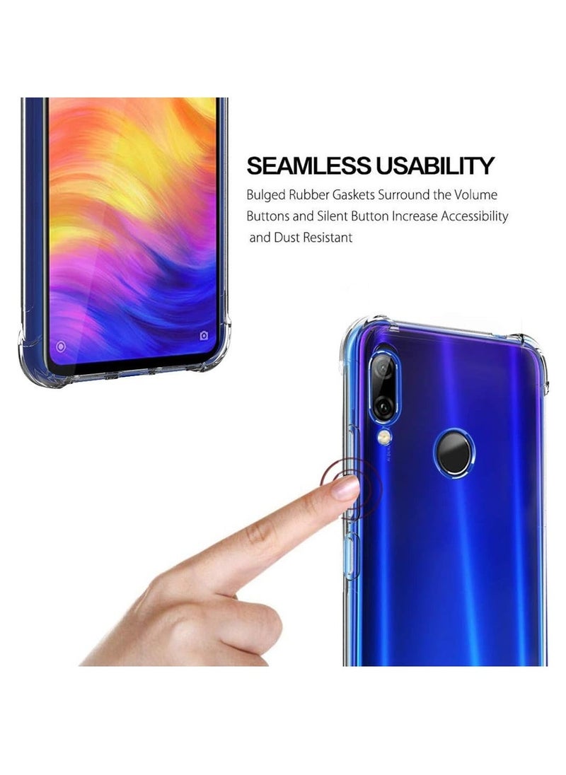 Raxoom Xiaomi Redmi Note 7 Pro/Xiaomi Redmi Note 7,Ultra [Slim Thin] Scratch Resistant TPU Rubber Soft Skin Silicone Protective Case Cover (Clear)