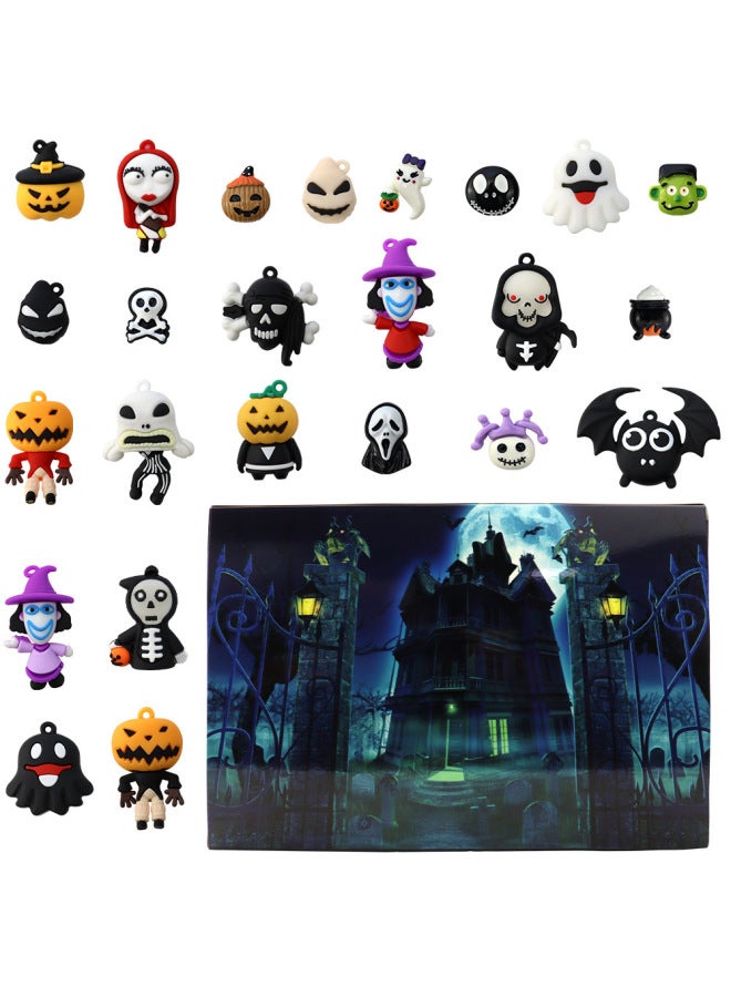 Loquat 2023  Cry Night Countdown Calendar Blind Box Coming 24 Gift Doll Blind Box-Color: C Style - Image 5