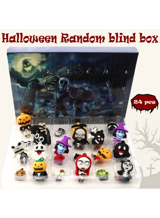 Loquat 2023  Cry Night Countdown Calendar Blind Box Coming 24 Gift Doll Blind Box-Color: C Style - Image 2