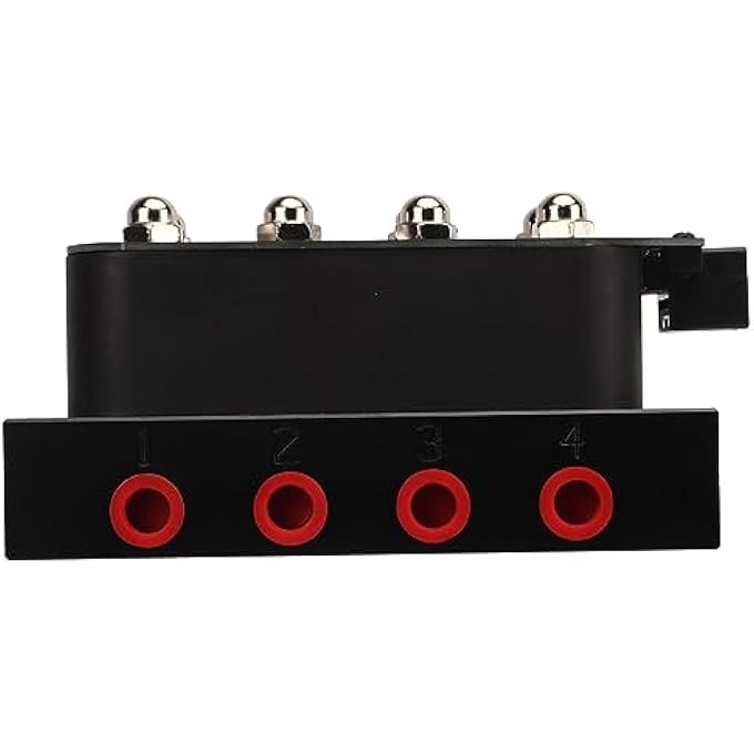 ريحني وحدة تحكم في ركوب الهواء لمشعب صمام التعليق الهوائي متوافقة مع حقيبة مشعب التعليق 8 صمامات 12 فولت للسيارة - Image 3