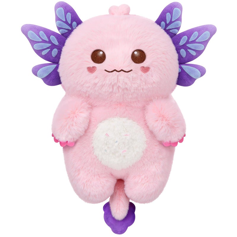 Mewaii Axolotl Plush microwavable حيوانات محشوة غير مركزية 0.9 رطل وسادة التدفئة الصخرية البركانية مدتها 50 دقيقة الدفء المثالي FIT Plushies Plushies القابلة للتدفئة تشنجات الحيض التخفيف من هدايا الفتيات نساء النساء - Image 1