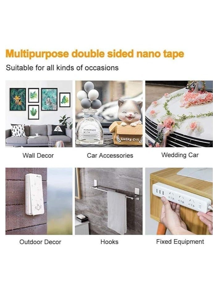 Double sided, strong, transparent, suitable for all emergency situations and suitable for all situations and hazards, any rich when removing - Image 3