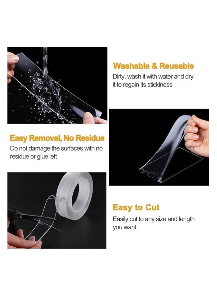 Double sided, strong, transparent, suitable for all emergency situations and suitable for all situations and hazards, any rich when removing - Image 4
