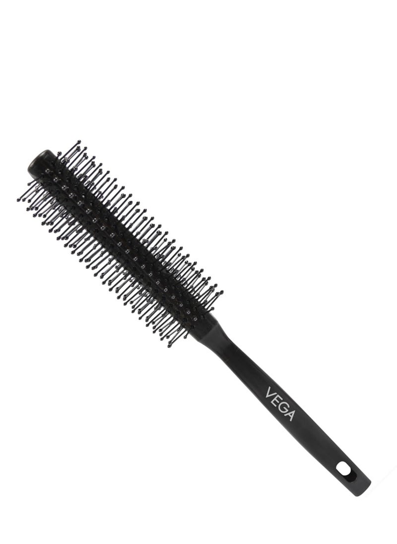 Vega Vega Round Hair Brush (India's No.1* Hair Brush Brand) For Adding Curls, Volume & Waves In Hairs| Men and Women| All Hair Types (R3-RB)  - Image 1