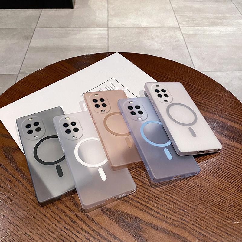جراب هاتف Huawei nova 14 Fine Hole Ice Fog MagSafe PC (رمادي تيتانيوم) - Image 2