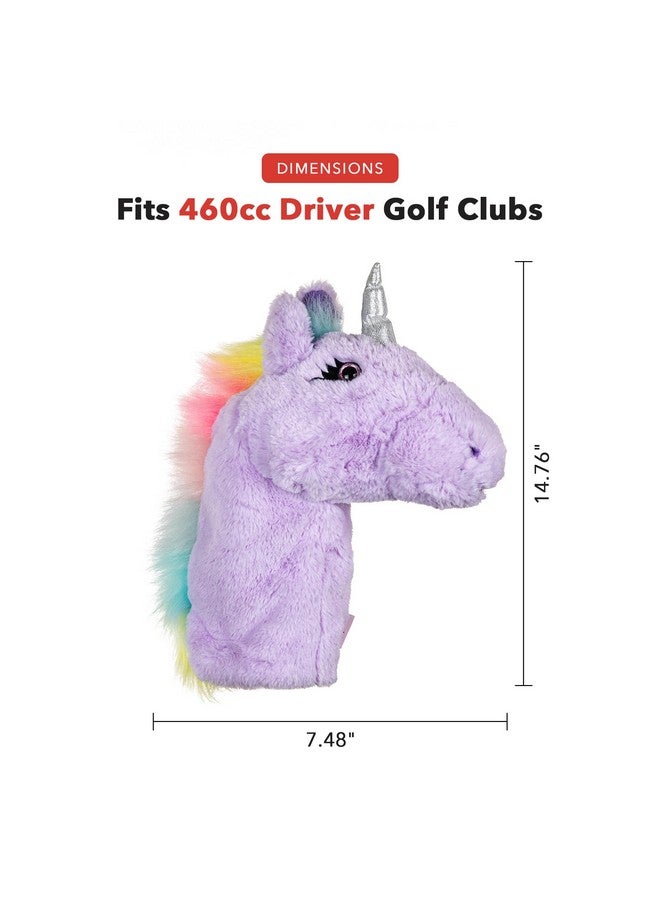 Daphne's Headcovers Daphne's Headcovers Unicorn Driver Headcover | Premium Driver Headcovers | Funny Golf Club Covers | Stylish Protection for Your Clubs | Men's Golf Gear | Driver Headcover for Men and Women - Image 3