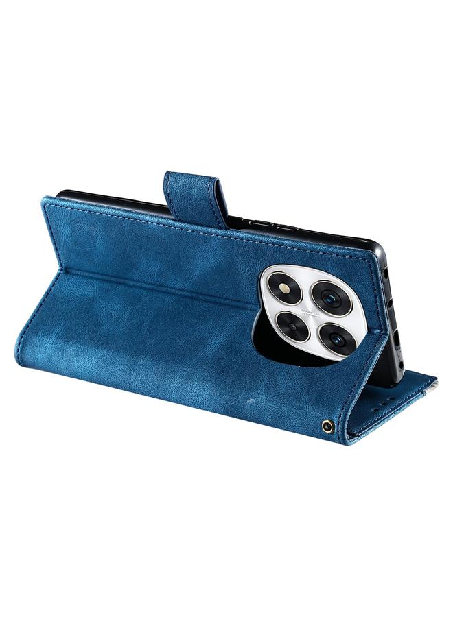 S-TOP Case For Redmi Note 14 Pro 4G Nail Skin Feel Stitching Calf Texture Leather Phone Case - Image 5