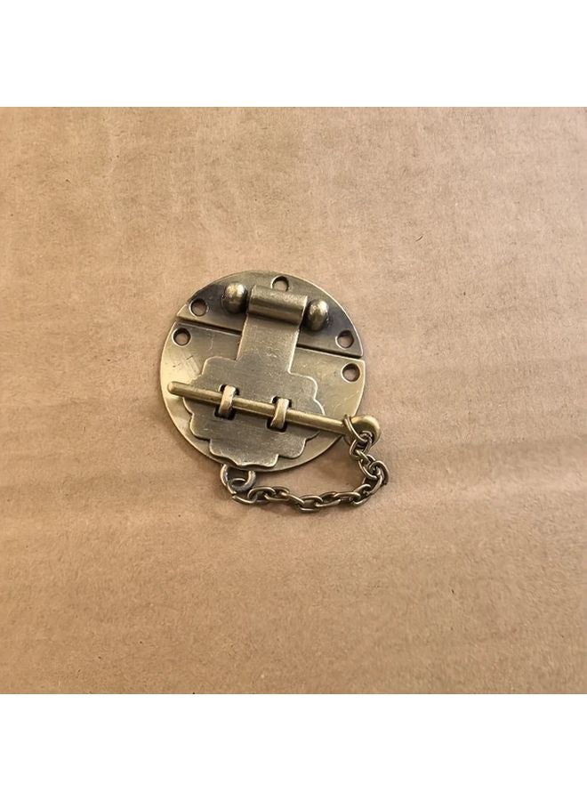 3pcs Vintage Style Brass Alloy Locks Decorative Latch for Jewelry Boxes Suitcases - Image 3