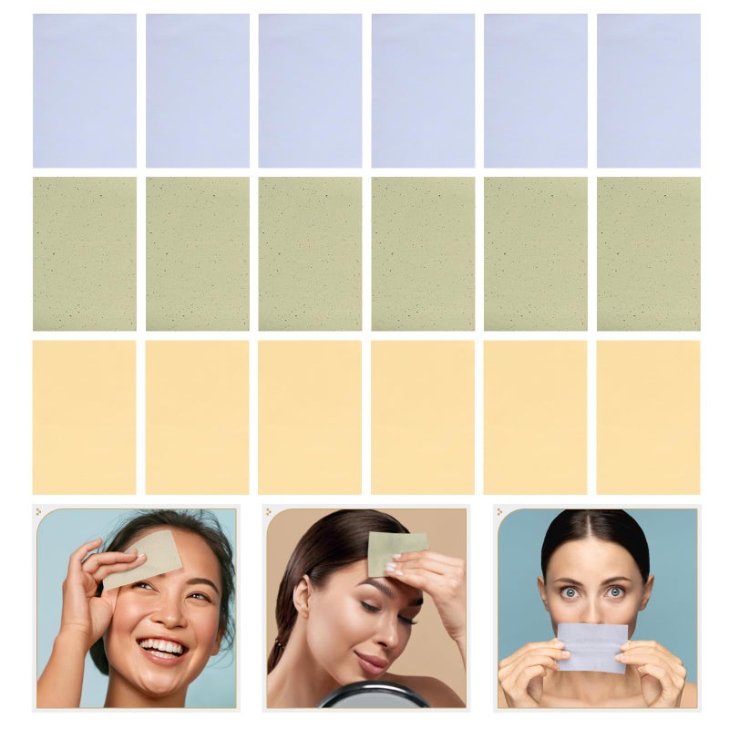 Oil Control Blotting Papers 300 Sheets For Face Makeup Removal And Skincare - Image 5