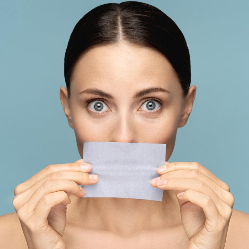 Oil Control Blotting Papers 300 Sheets For Face Makeup Removal And Skincare - Image 4