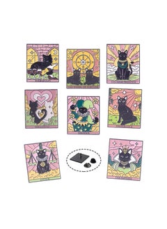 KASTWAVE KASTWAVE Fashion Cartoon Daily Life Decor Enamel Brooch Pins Set for Women's Clothing Decorate,8 Pcs  - Image 1