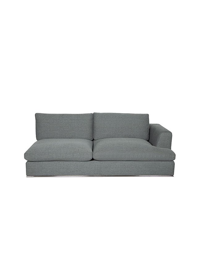 DANUBE HOME Paddington 2 Seater Right Arm Fabric Modular Sofa Modern Design Two Seat Sofas Comfortable Living Room Furniture L 221 x W 103 x H 66 cm Teal Green  - Image 1